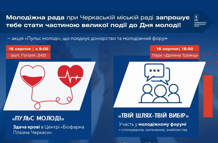 молодь черкаси здати кров