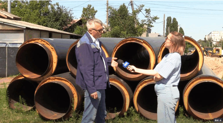 У Черкасах замінюють значну ділянку теплового трубопроводу (ВІДЕО)