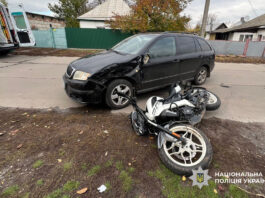У Золотоноші в ДТП постраждали двоє неповнолітніх: поліція розслідує обставини аварії