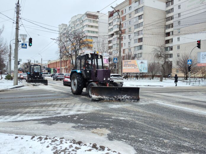 погода зима чищення доріг